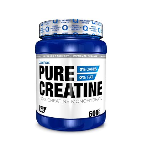 Quamtrax Nutrition - Pure Creatine - 600 gr - Potencia, recuperación y máxima absorción