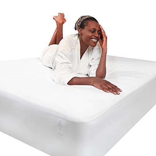 Magichome Twin Size Mattress Protector, 100% Waterproof Mattress Covers, Soft Cotton Terry Surface, Fitted 14" Pocket, Breathable& Noiseless