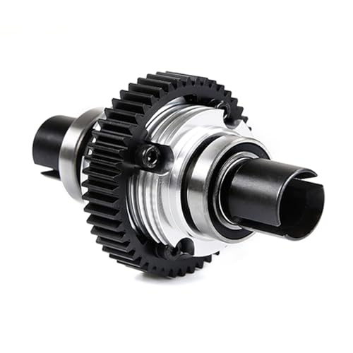 FLMLF CNC Metal Complete Differential Diff.Gear Set for 1/5 Hpi Rofun BAHA King Motor Rovan Baja 5B 5T 5Sc Truck Rc Car Parts (Silver)
