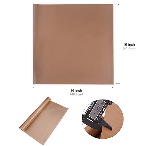 Ss Shovan 3 Pcs Ptfe Teflon Sheets For Heat Press Transfers Sheet 16" X 16" Non Stick Reusable Heat Resistant Craft Baking Mat #TOP5