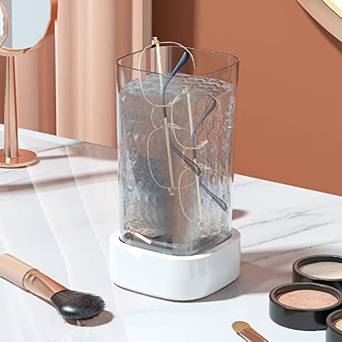 DYNWAVE Mini limpador ultrassônico, máquina de limpeza de óculos para óculos jóias relógios de viage