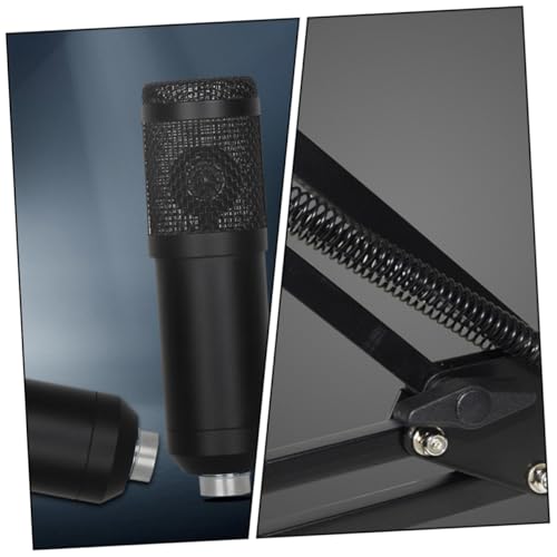 Microphone à condensateur USB cardioïde avec pied réglable pour podcast
