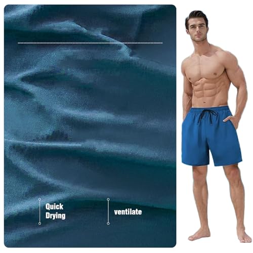 Mens Swim Trunks with Compression Liner, Quick Dry Bathing Suits for Men, Swimmming Beach Shorts3