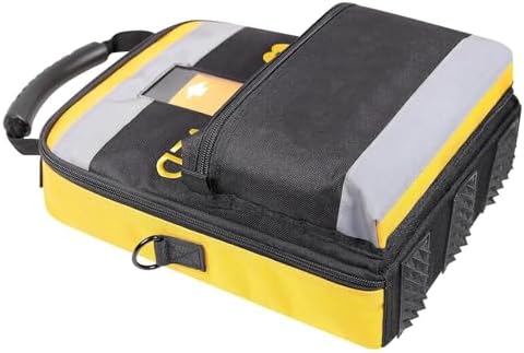 AED Storage Bag – Emergency Defibrillator Pouch with Adjustable Shoulder Straps & Reflective Strips, Secure Portable Carry Case for Home, Office, and Public Places