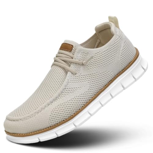 Image of Socviis Mens Slip-on Loafers Comfortable Boat Beach Shoes Mesh Casual Walking Sneakers