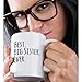3dRose Best Big Sister Ever-Gift for Elder, Older Siblings-Black Text, Magic Transforming Mug, 11-Oz