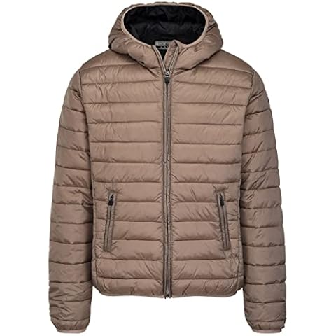 Kappa Logotipo Astro Chaqueta para Hombres en Gris Pardo y Negro Cover