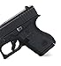 Foxx Holsters Grips -Gun Grips Compatible for Glock 43X & 48 (Rubber Grip Enhancement) (Black)