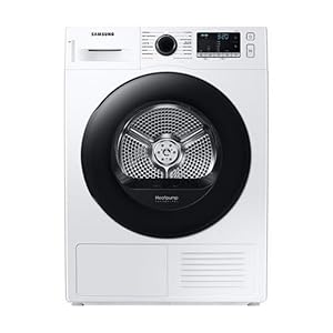 Samsung Droger Crystal EcoDry DV90CGC0A0AE/ET 9 kg, warmtepomp, wifi, sensor, optimale dry-sensor, filter 2-in-1, voorlader, 60 l x 85 h x 65p cm