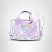 Case-Mate Soap Bubble Jelly Tote Bag (Medium Crossbody) - Iridescent Beach Bag with Crossbody Strap for Women - Waterproof, Tip-Proof, Foldable & Washable - Beach Tote for Pool, Travel, and Vacation