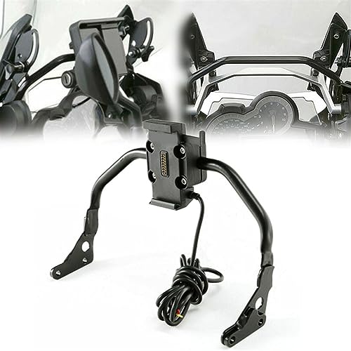 Support guidon moto navigation GPS anti-vibrations pour BMW R1200GS Adventure