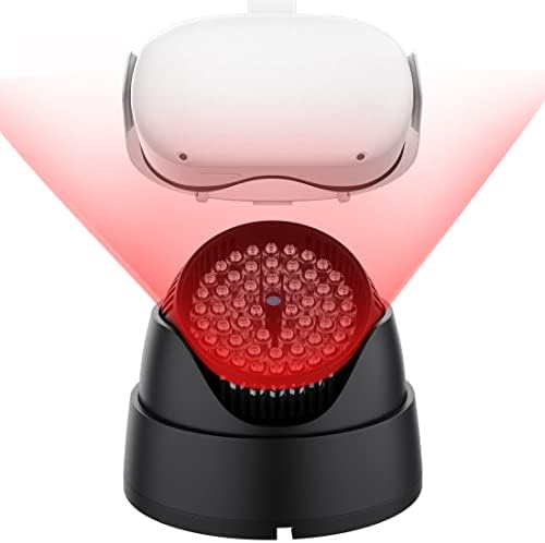 Ir Light for Oculus Quest 2 Accessories, Ir Illuminator Infrared Light for Quest 2 with Power Adapter, Enhance Hand Tracking Sensitivity in Dark, Infrared VR Light Immersive No-Light Disturbance
