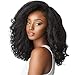Sensationnel Curls Kinksandco Half Wig - Rain Maker Instant Weave Drawstring Cap for Natural 3C to 4C Hair Textures (1B OFFBLACK)
