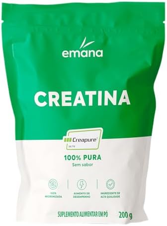 Emana Creatina CREAPURE® Monohidratada Micronizada 100% Pura Sem ...