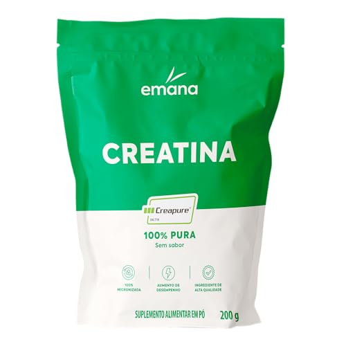 Emana Creatina CREAPURE® Monohidratada Micronizada 100% Pura Sem ...