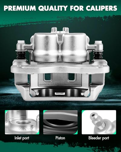 Image of SCITOO 19B1949 Front Driver Disc Brake Caliper Fit For Subaru For Forester 1998-2002,For Subaru For Impreza 1998-2001,For Subaru For Legacy 1997-2002,For Subaru For Outback 2000,With Bracket 1PC