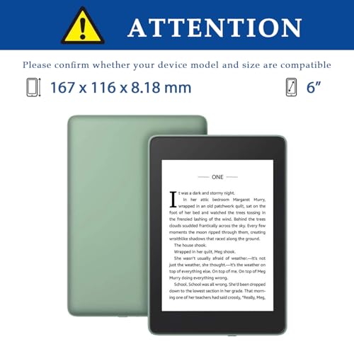 Funda protectora Kindle Paperwhite 4 2018 en cuero gris elegante 2