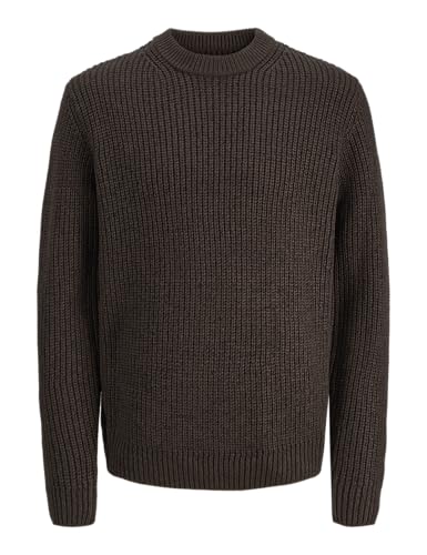 Jack&Jones Originals, maglione da adulto, taglio normale, dettaglio, scollo rotondo, maniche lunghe