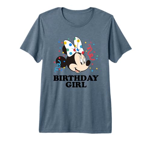 T-shirt Minnie Mouse Birthday Girl de Disney premium pour fille célébrant son anniversaire