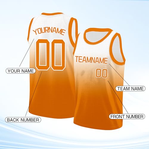Image of Custom Basketball Jersey for Men - Personalized Name & Number, Embroidered or Printed, Athletic Shirt for Kids, Boys & Youth
