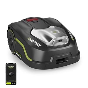 SUNTEK Mähroboter ohne begrenzungskabel AI Vision-Kamera, Rasenmäher Roboter, Max 600 m², Genaue Hindernisvermeidung, IPX5-Wasserschutz, APP Bedienbar