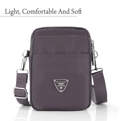 Image of J I Women's Small Cross-Body Phone Bag Stylish Mobile Cell Phone Holder Pocket Purse Wallet Sling Bag Mini Shoulder Bags