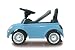Jamara 460327 - Correpasillo Fiat 500 azul – Asa para empujar, Protección...