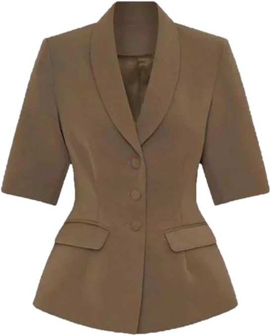 Women's Casual Blazer Pants Suits Women Slim V Neck Single Breasted Wide Legs Sets 2 Pieces