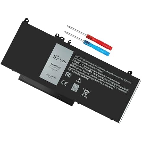 DMKAOLLK 6MT4T Battery for Dell Latitude E5570 E5470 Precision 15 3510 M3510 Series 7V69Y TXF9M 79VRK 07V69Y 7.6V 62WH - 12 Months Warranty Cover