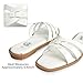 Trary Women's Flat Sandals Open Square Toe Slip on Slippers Casual Dressy Comfortable Soft Leather Summer Fashion Slide Sandals for Women Vacation Beach Party