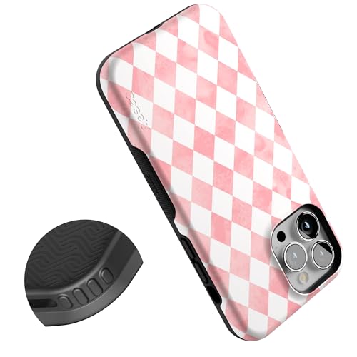 Casely iPhone 13 Pro Max Case | Queen of Diamonds | Pink Watercolor | Bold Protective Design | Compatible with MagSafe by Casely - Image 5