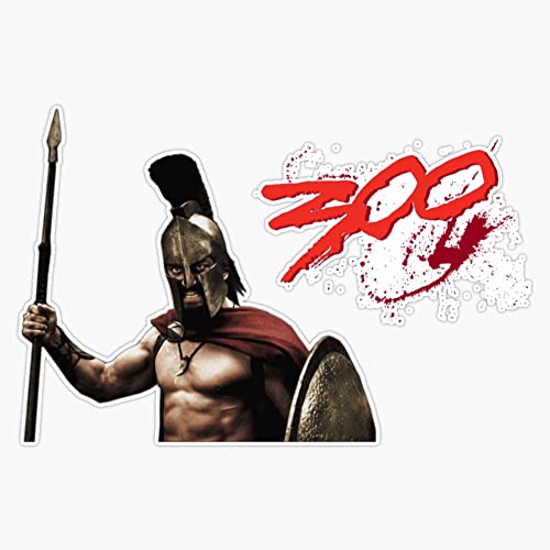 Leonidas - 300 Spartans Against Persia Graphic Sticker Bumper Sticker Vinyl Decal 5" #TOP4