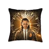 Marvel Loki TVA Variant Disney+ Series Poster Throw Pillow