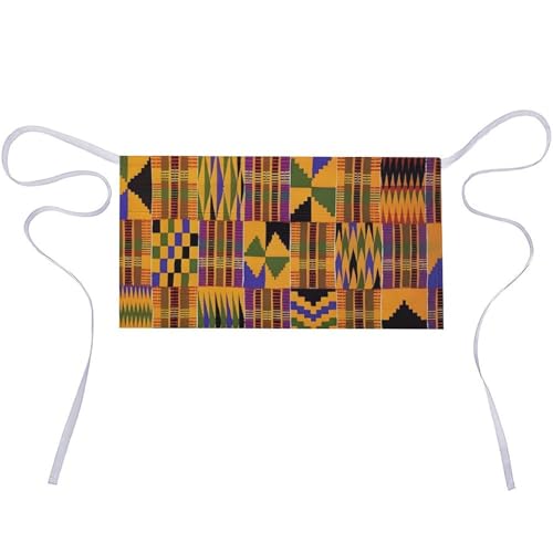 Tablier court imperméable africain en tissu Oxford à 3 poches pour la cuisine