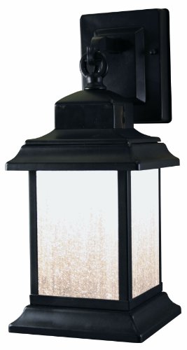 Heath/Zenith SL-4540-BK 180-Degree Motion-Activated LED Decorative Lantern, Black