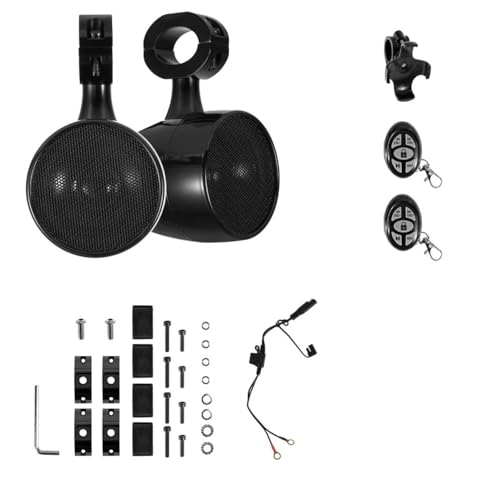 Parlante de manillar 3 pulg. para moto con audio inalámbrico