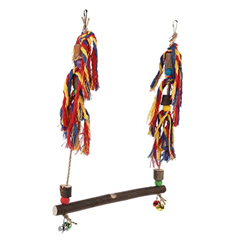 BESTonZON 1Pc Chicken Swing for Parrots Roosters Durable Pet Suspension Bridge Rack for Chickens Engaging Comfortable Roosting Experience