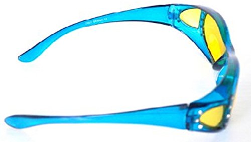 Women Small Colorful Rhinestone Night Driving Polarized Fit Over Glasses2