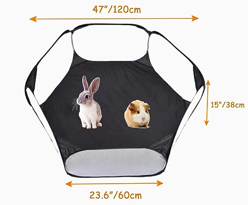 LAIRIES Small Animals Tent, Breathable Transparent Pet Playpen Pop Open Outdoor/Indoor Exercise Fence, Portable Yard Fence for Guinea Pig, Rabbit, Hamster, Chinchillas and Hedgehogs by LAIRIES - Image 2