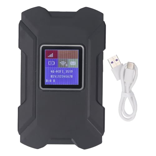 Mobilny Hotspot WiFi 4G LTE, Odblokowany Router z Modemem 4G z Gniazdem Karty SIM, Przenośne Urządzenia Hotspot Routera Wi-Fi w Podróży, możliwość Podłączenia do 32 urządzeń