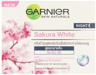 Garnier Skin Naturals Sakura White Night Net Wt.18 Ml.
