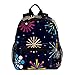 Sac à dos pour garçons et filles - Sac à dos pour enfants - Motif poissons arrogants - 30,5 cm, Multicolore 8.