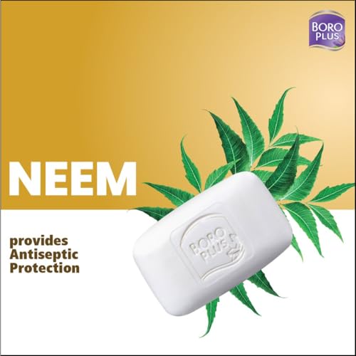 Image of Boroplus Antiseptic And Moisturising Bathing Soap With Neem, Eucalyptus And Honey | 99.9% Germ And Virus Protection | For Smooth, Soft & Nourished Skin, 125G (Pack Of 6)