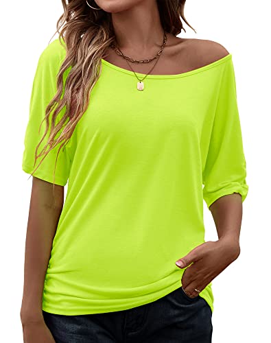 playeras color neon Marca Smile Fish