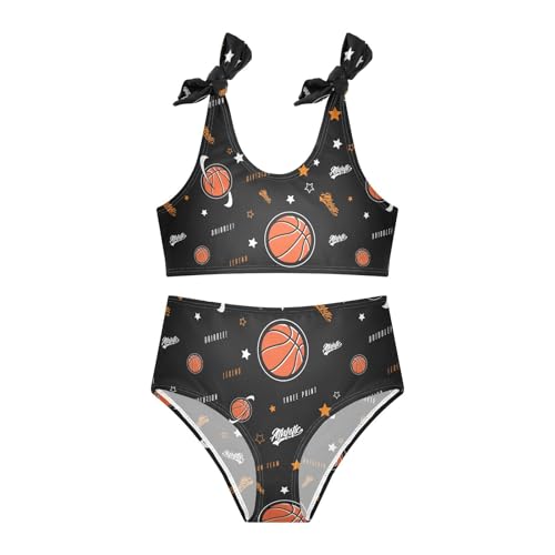 Image of CaTaKu Cute Hawaiian Girls Bathing Suit Toddler Girl Swimsuit Bikini Set for Girls Swimwear Two Piece Size 3-12T