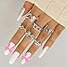 Pink Bow Charm for Women Girl, 100Pcs 3D Decoration Resin Bow Rhinestones Bowknot for DIY Nail Art Accessories