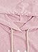 SweatyRocks Women's Hoodies Long Sleeve Pullover Drawstring Sweatshirt Hoodies with Pocket Pink Letter XS