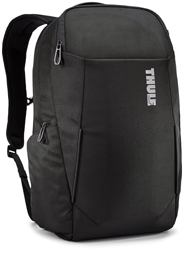 Thule Accent Laptop Backpack New - Fits MacBook - Hardshell Protective Compartment - Quick Access Front Pocket - Side Zipper Pocket - 100% Recycled Fabric - Hidden Back Pocket