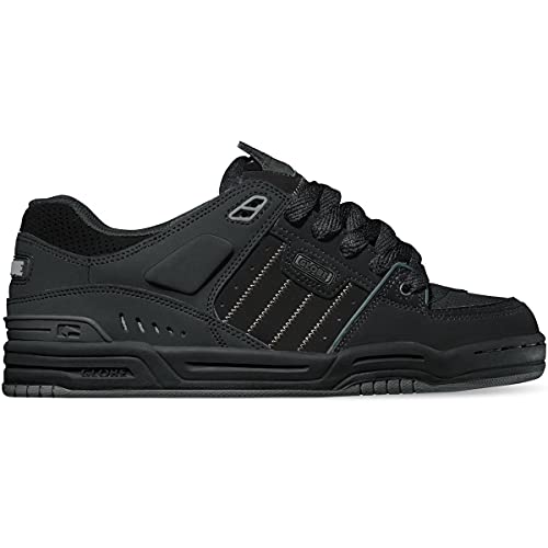Image of Globe Fusion, Men's Skateboard Shoe, Black Black Night 000, 9 UK