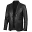 Samul - Black Leather Blazer